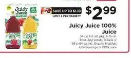 ShopRite Juicy Juice 100% Juice offer