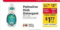 ShopRite Palmolive Dish Detergent offer