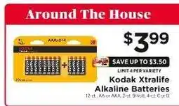 ShopRite Kodak Xtralife Alkaline Batteries offer