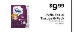 ShopRite Puffs Facial Tissues 6-Pack offer