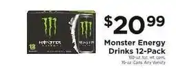 ShopRite Monster Energy Drinks 12-Pack offer