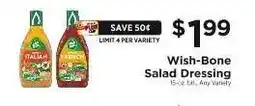 ShopRite Wish-Bone Salad Dressing offer