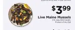 ShopRite Live Maine Mussels offer