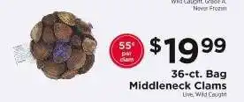 ShopRite Middleneck Clams offer