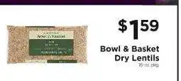 ShopRite Bowl & Basket Dry Lentils offer