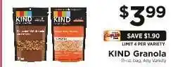 ShopRite Kind Granola offer