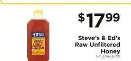 ShopRite Steve's & Ed's Raw Unfiltered Honey offer