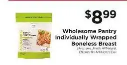 ShopRite Wholesome Pantry Individually Wrapped Boneless Breast offer