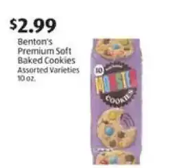 Aldi Benton's Premium Soft Baked Cookies offer