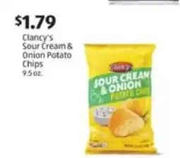 Aldi Clancy's Sour Cream & Onion Potato Chips offer