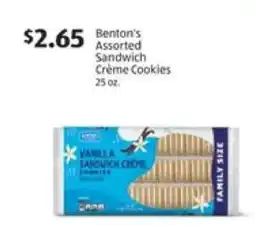 Aldi Benton's Assorted Sandwich Creme Cookies offer