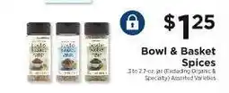 ShopRite Bowl & Basket Spices offer