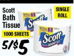 Western Beef Scott Bath Tissue offer