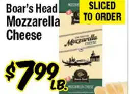 Western Beef Boar's Head Mozzarella Cheese offer