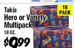 Western Beef Takis Hero or Variety Multipack offer