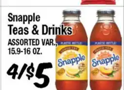 Western Beef Snapple Teas & Drinks offer