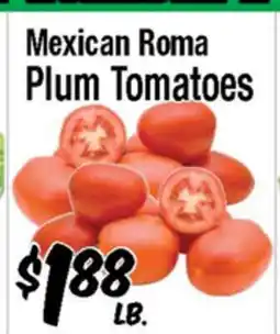 Western Beef Mexican Roma Plum Tomatoes offer