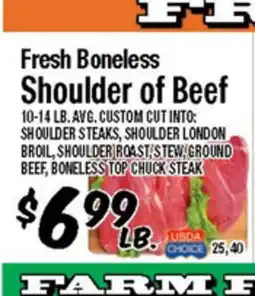 Western Beef Fresh Boneless Shoulder of Beef offer