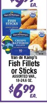 Western Beef Van de Kamp's Fish Fillets or Sticks offer