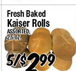 Western Beef Fresh Baked Kaiser Rolls offer