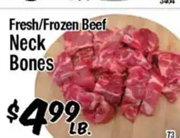 Western Beef Fresh/Frozen Beef Neck Bones offer