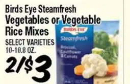 Western Beef Birds Eye Steamfresh Vegetables or Vegetable Rice Mixes offer
