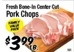 Western Beef Fresh Bone-In Center Cut Pork Chops offer