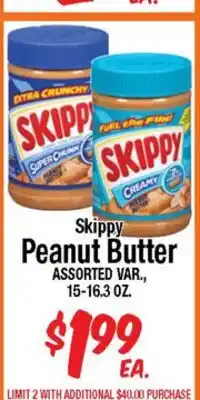 Western Beef Skippy Peanut Butter offer