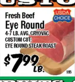 Western Beef Fresh Beef Eye Round offer