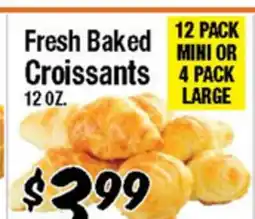 Western Beef Fresh Baked Croissants offer