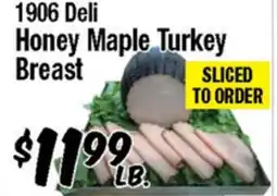 Western Beef 1906 Deli Honey Maple Turkey Breast offer