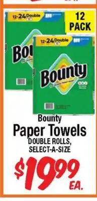 Western Beef BOUNTY PAPER TOWELS offer