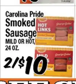 Western Beef Carolina Pride Smoked Sausage offer