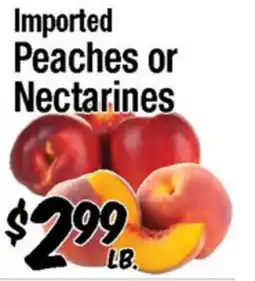 Western Beef Peaches or Nectarines offer