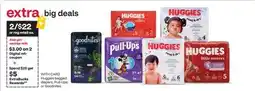 CVS Huggies bagged diapers, Pull-Ups or Goodnites offer