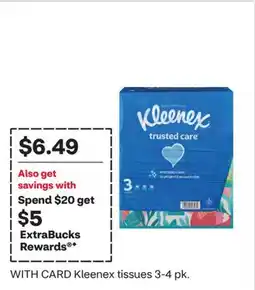 CVS Kleenex tissues offer