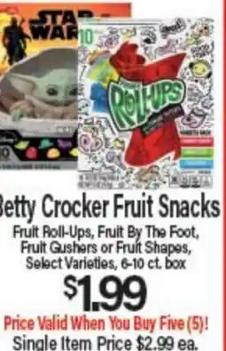 Angelo Caputo's Fresh Market Betty Crocker Fruit Snacks offer