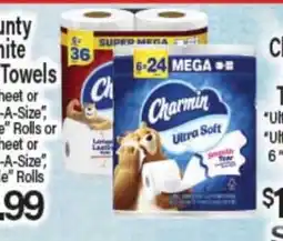Angelo Caputo's Fresh Market Clorox Toilet Paper Ultra Soft or Ultra Strong, 6 Mega Rolls offer