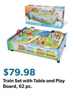 Sam's Club Train Set with Table and Play Board, 62 pc offer