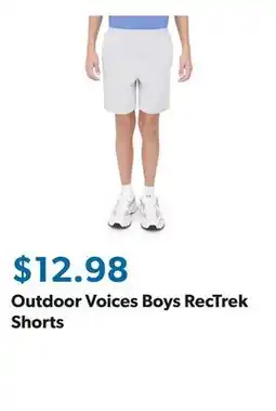 Sam's Club Outdoor Voices Boys RecTrek Shorts offer