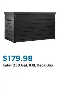 Sam's Club Keter 230 Gal. XXL Deck Box offer