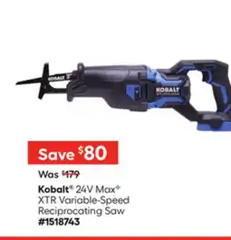 Lowe's 24V MaxC XTR Variable-Speed Reciprocating Saw offer