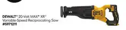 Lowe's 20-Volt MAXF XR Variable-Speed Reciprocating Saw offer
