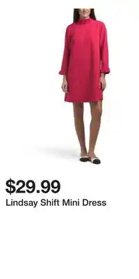TJ Maxx Lindsay Shift Mini Dress offer