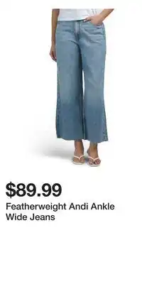 TJ Maxx Featherweight Andi Ankle Wide Jeans offer