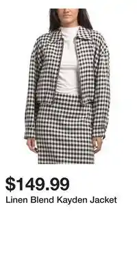 TJ Maxx Linen Blend Kayden Jacket offer