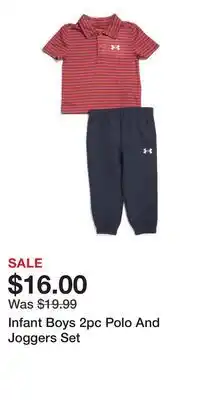 TJ Maxx Infant Boys 2pc Polo And Joggers Set offer