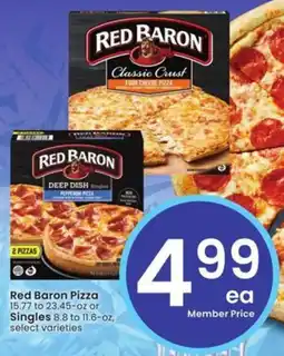 Albertsons Red Baron Pizza offer