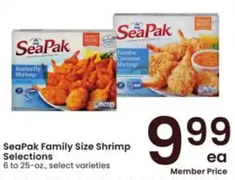 SeaPak Family Size Shrimp Selections