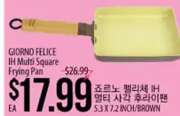 Hmart GIORNO FELICE IH Multi Square Frying Pan offer